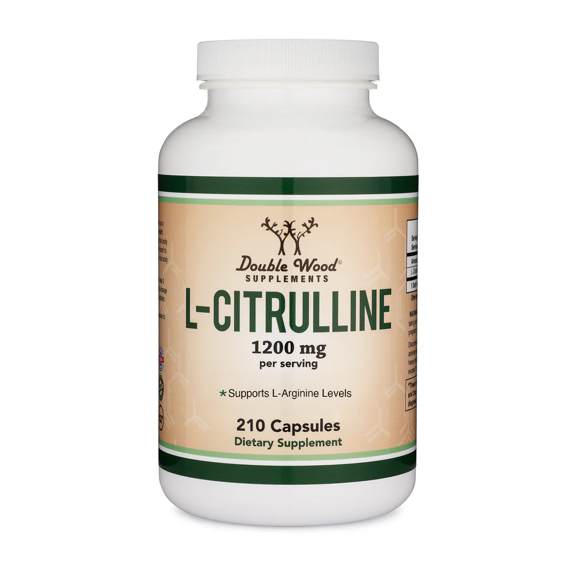 L Citrulline 1200mg Dietary Supplement Double Wood