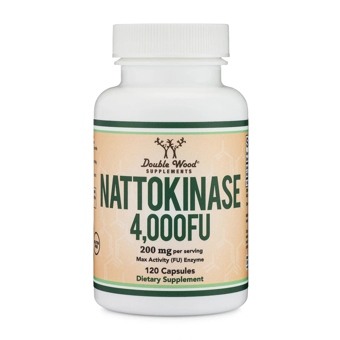 Nattokinase 4000FU Dietary Supplement Double Wood