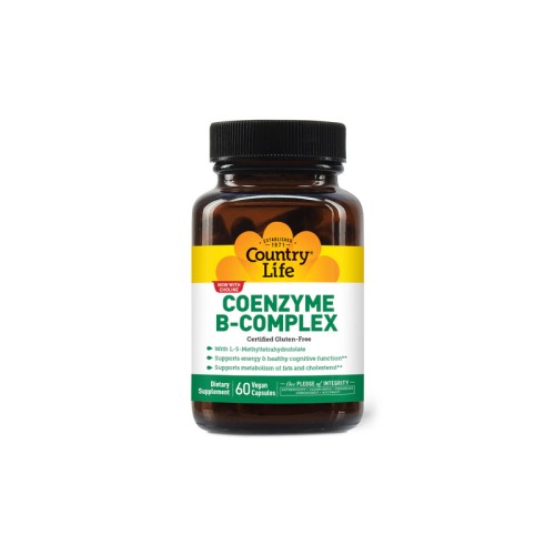 Coenzyme B-Complex by Country Life Vitamins | 60 Capsules