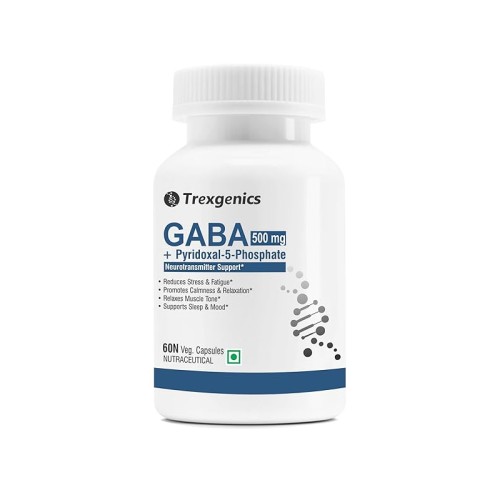 Trexgenics GABA + Pyridoxal 5 Phosphate | 60 Veg Capsules