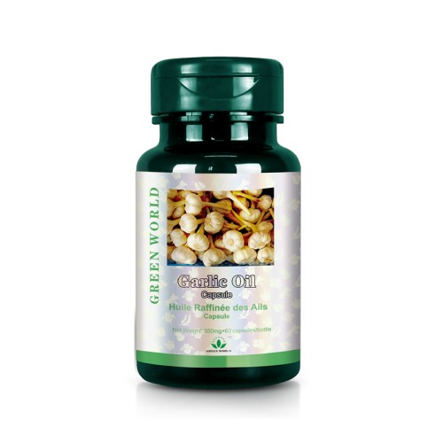 Green World Pure Garlic Oil Softgel - 350 Mg | 60 Capsules