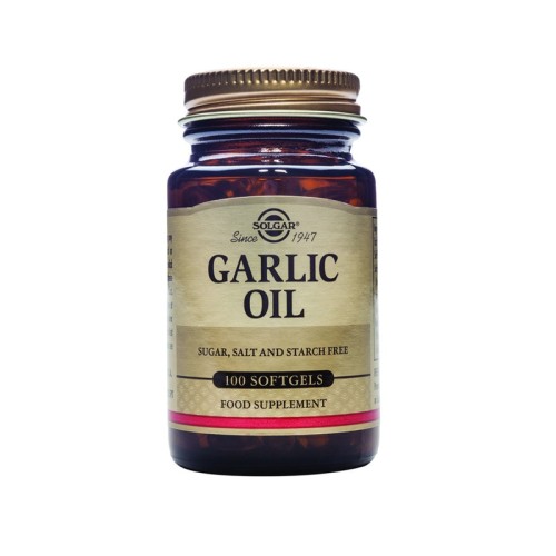 Solgar Garlic Oil - Salt Sugar & Starch Free | Reduced Odour - Food Supplement