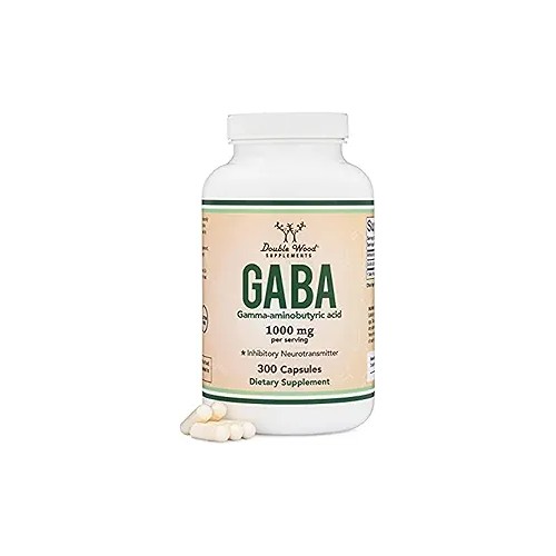 Double Wood Supplements GABA - 300 Capsules | 1000mg Per Serving