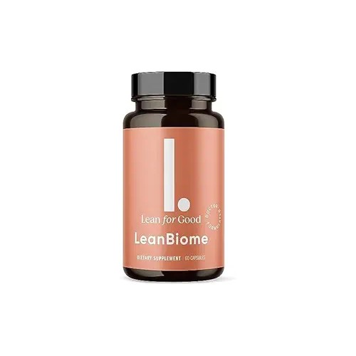 Lean Biome Advanced Probiotic by LeanforGood - 9 Strain Gut Health & Weight Management Formula (60 Capsules)