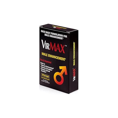 VirMax Male Enhancement Capsules by ‎Windmill – Boost Performance, Sensation & Sexual Health (30 Count)