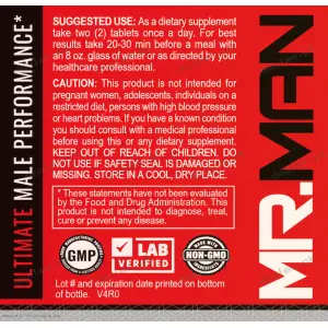 Male Performance label section 1