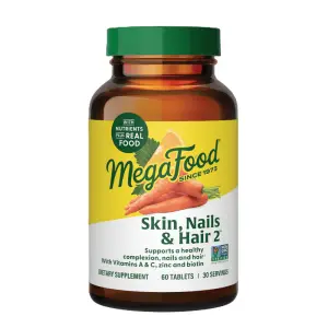 MegaFood, Skin, Nails & Hair 2™ 60 Tablets