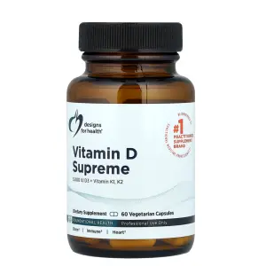Designs For Health, Vitamin D Supreme 60 Vegetarian Capsules