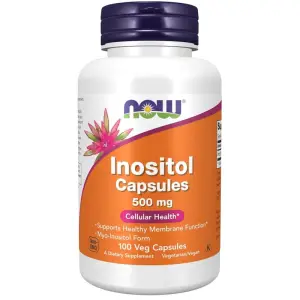 NOW Inositol 500mg, 100 Ct