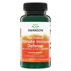 High Potency Ultimate Immune Defense with C, D, Zinc - 60 Caps