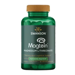 Magnesium L-Threonate - Featuring Magtein - 90 Vegan Caps