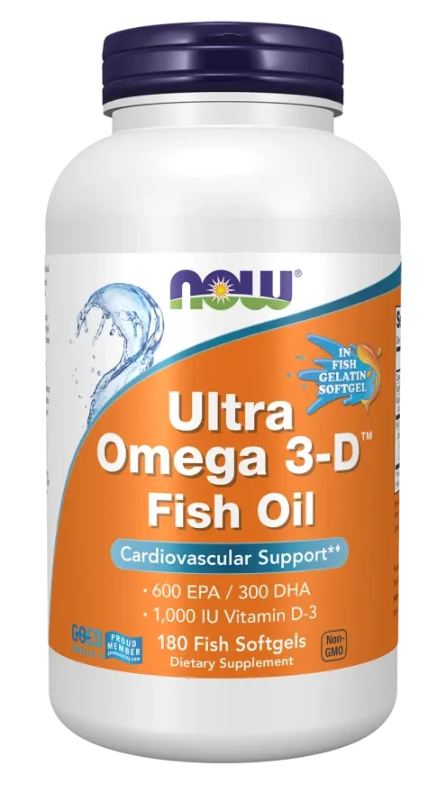 NOW Foods Ultra Omega 3-D Fish Oil - 90 Fish Softgels